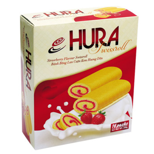Hura Layer Swissroll Cake 288 gr Hura Layer Swissroll Cake 288 gr