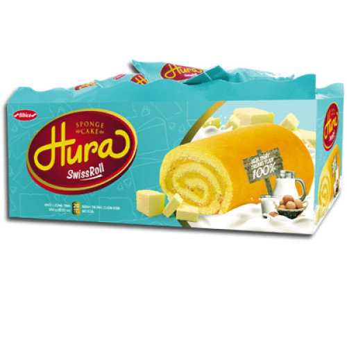 Hura Layer Swissroll Cake 360 gr Hura Layer Swissroll Cake 360 gr